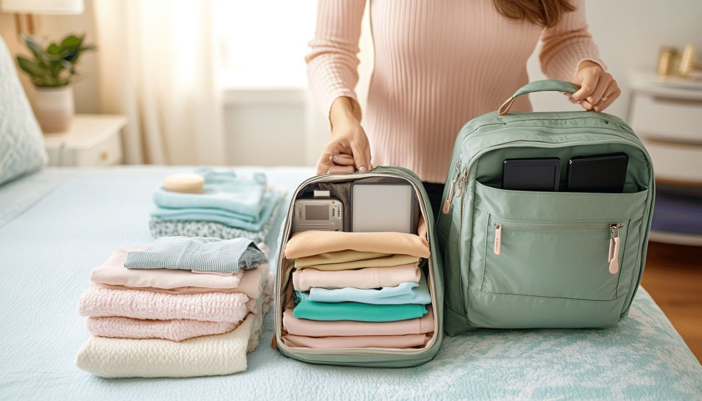 Comment optimiser l'espace dans votre sac à dos de voyage féminin ?